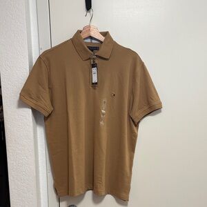Men's Tan Polo Shirt